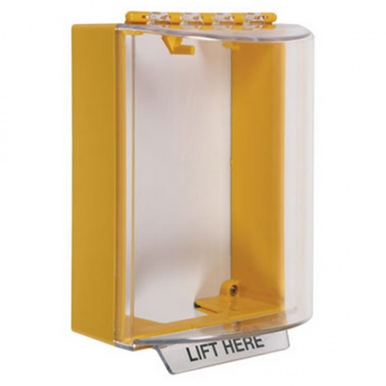 STI-13200NY STI Universal Stopper without Horn Housing Surface Mount - No Label Included - Yellow