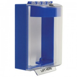 STI-13210NB STI Universal Stopper without Horn Surface Mount - No Label Included - Blue