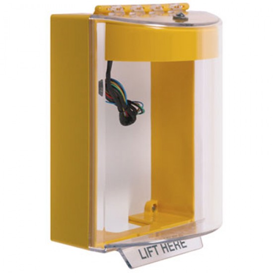 STI-13230NY STI Universal Stopper with Horn & Relay Surface Mount - No Label Included - Yellow
