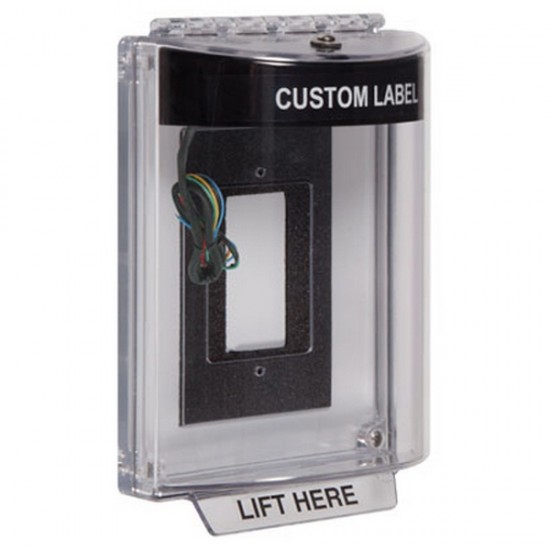 STI-13330CK STI Back Universal Stopper Dome Cover Enclosure Flush Back Box and Hood w/ Horn and Relay - Custom Text