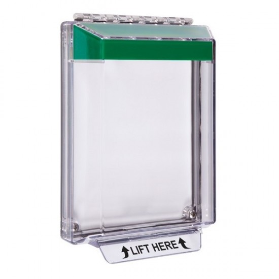 STI-14010NG STI Universal Stopper Low Profile Cover Flush Mount and Hood - No Label - Green