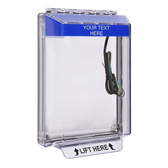 STI-14030CB STI Universal Stopper Low Profile Cover Flush Mount and Hood w/ Horn and Relay - Custom - Blue