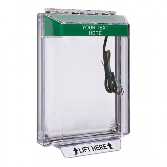 STI-14030CG STI Universal Stopper Low Profile Cover Flush Mount and Hood w/ Horn and Relay - Custom - Green