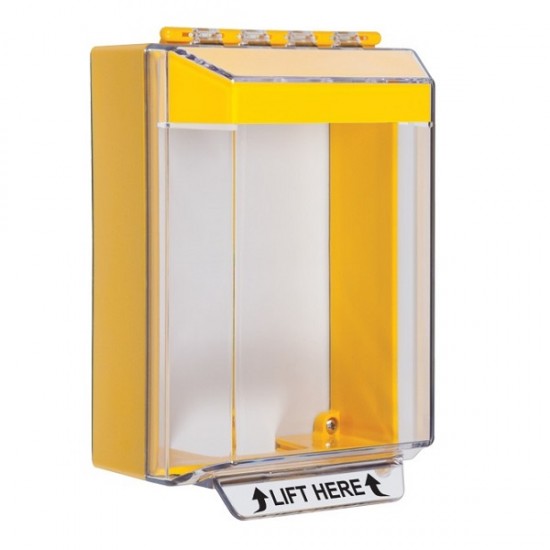 STI-14210NY STI Universal Stopper Low Profile Cover Surface Mount and Hood - No Label - Yellow
