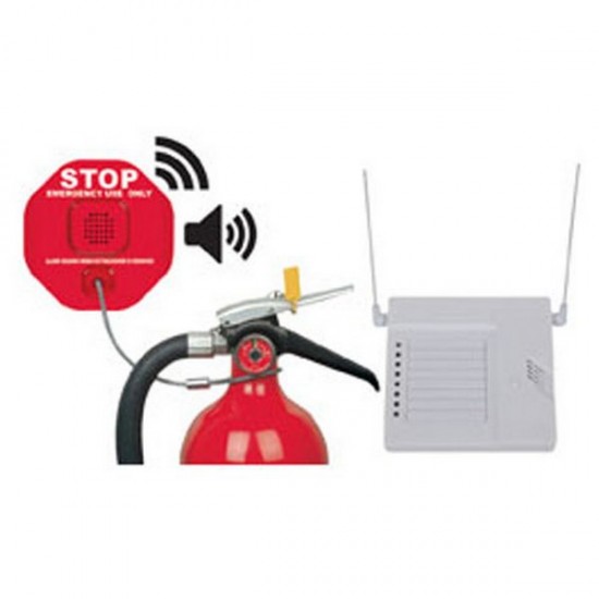 STI-6200WIR8 STI Wireless Fire Extinguisher Theft Stopper with 8 Channel Receiver STI-6200WIR8 STI Wireless Fire Extinguisher Theft Stopper with 8 Channel Receiver