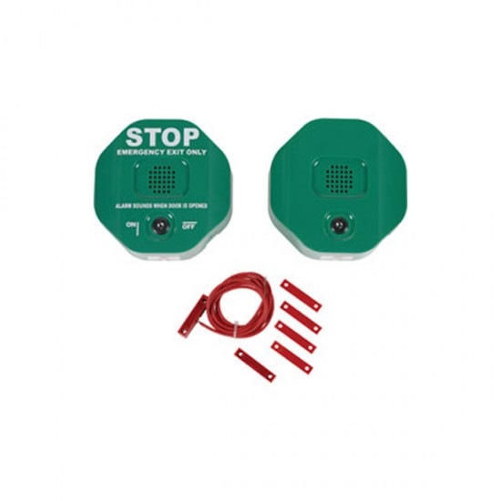 STI-6404-G STI Exit Stopper for Double Door with Remote Horn - Green