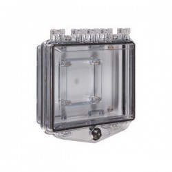 STI-7510B STI Polycarbonate Enclosure with Enclosed Back Box - Clear