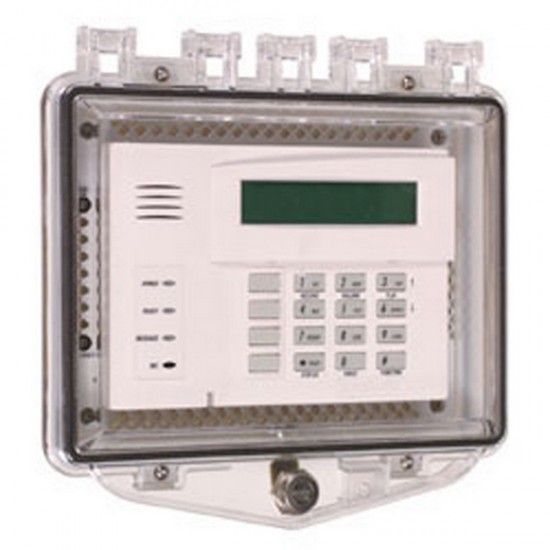 STI-7510F STI Polycarbonate Enclosure with Enclosed Back Box and Exterior Key Lock - Clear
