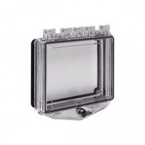 STI-7511E STI Polycarbonate Enclosure with Open Back Box - Clear