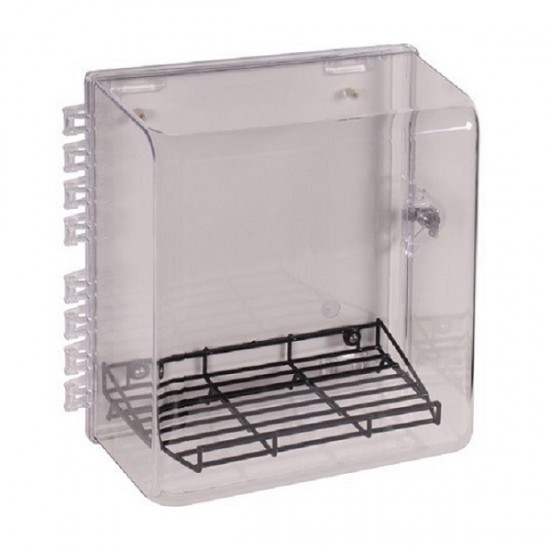 STI-7531MED STI Polycarbonate Cabinet with Wire Shelf & Thumb Lock
