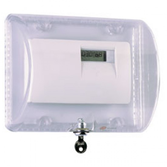 STI-9110 STI Thermostat Protector with Key Lock - Clear