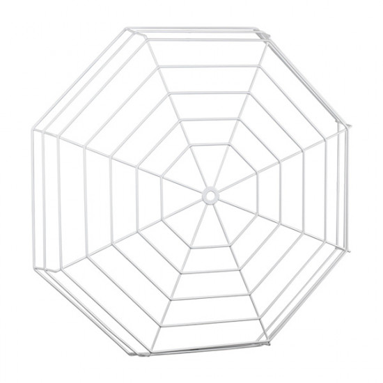STI-9637 STI Steel Clock/Bell Damage Stopper 26.75" Max Object Diameter at 3.65" Max Depth - White
