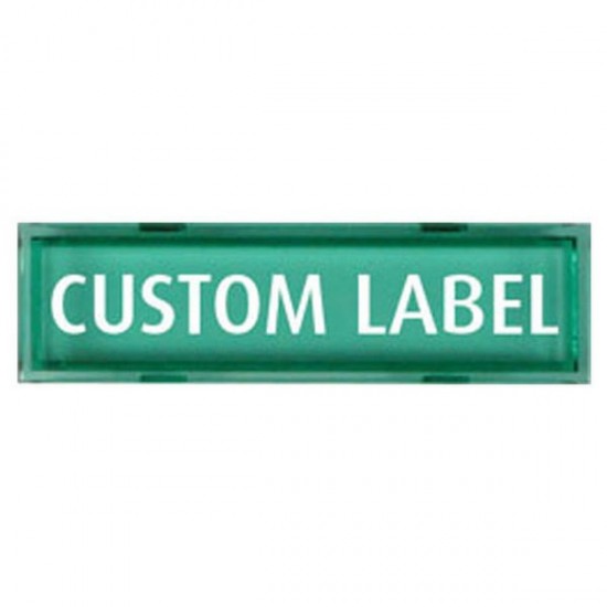 UB-1CL-G STI Custom Message Plate - Green